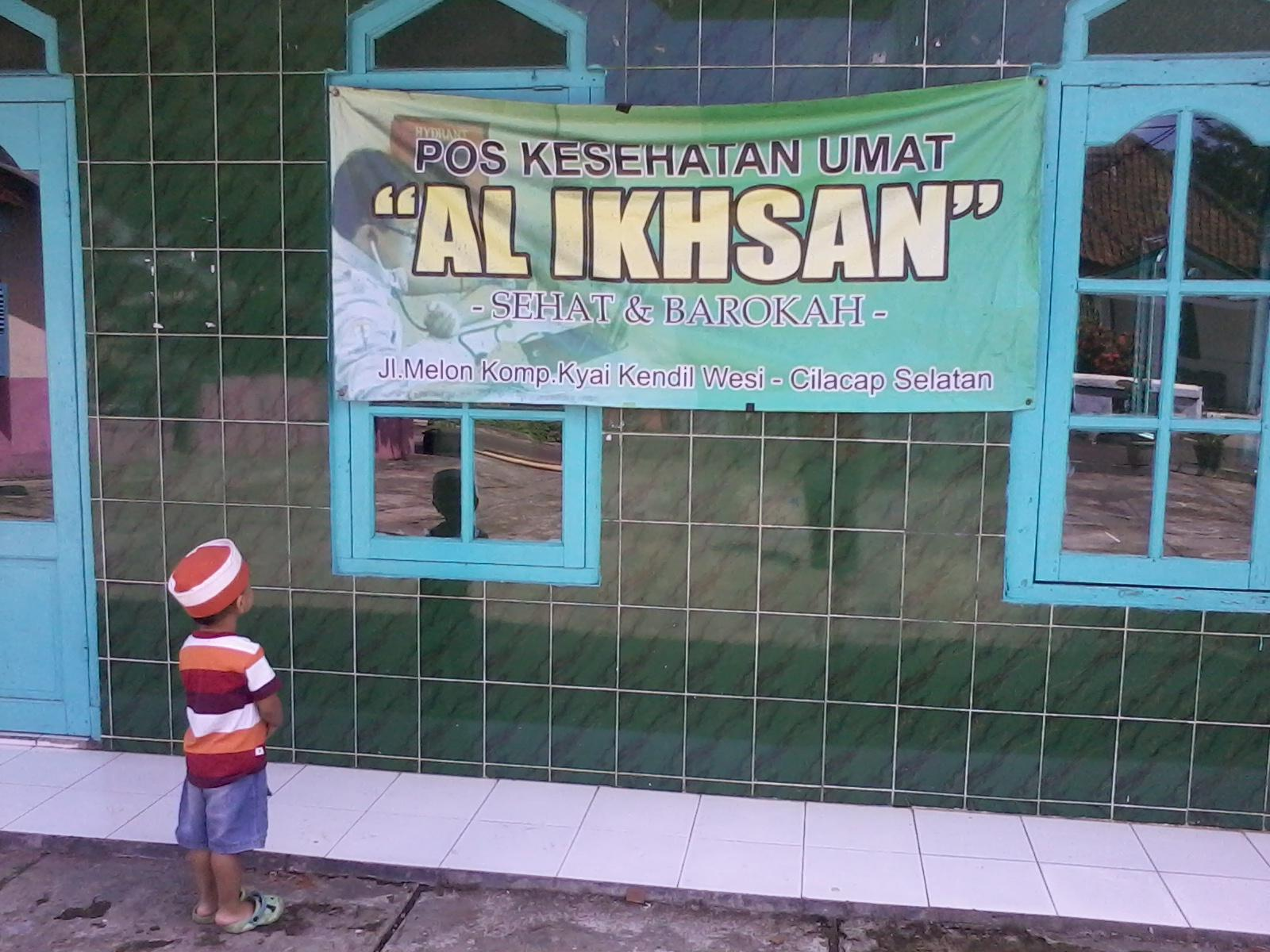Tampak depan Pos Kesehatan Umat Al Ikhsan